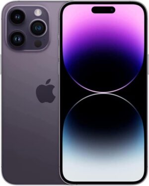 Apple iPhone 14 Pro, 512GB, Deep Purple - Unlocked (Renewed)